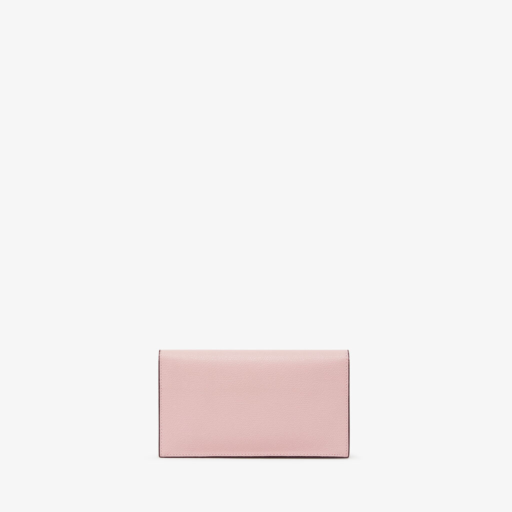 Valextra Portafoglio versatile grande in Pelle Rosa | Valextra Brera Soddisfazione Garantita