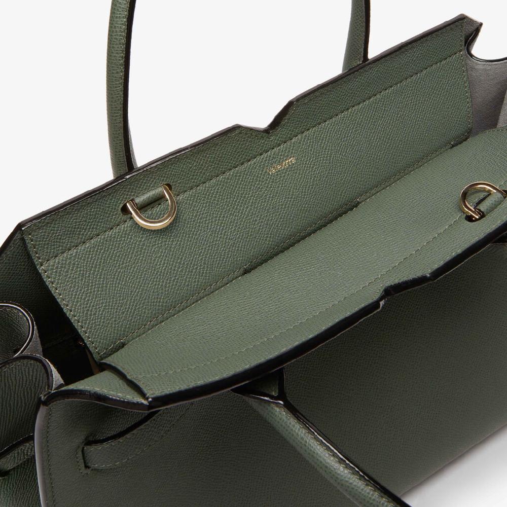 Valextra Borsetta a mano da Donna Media Verde di Lusso | Valextra Qualità Garantita