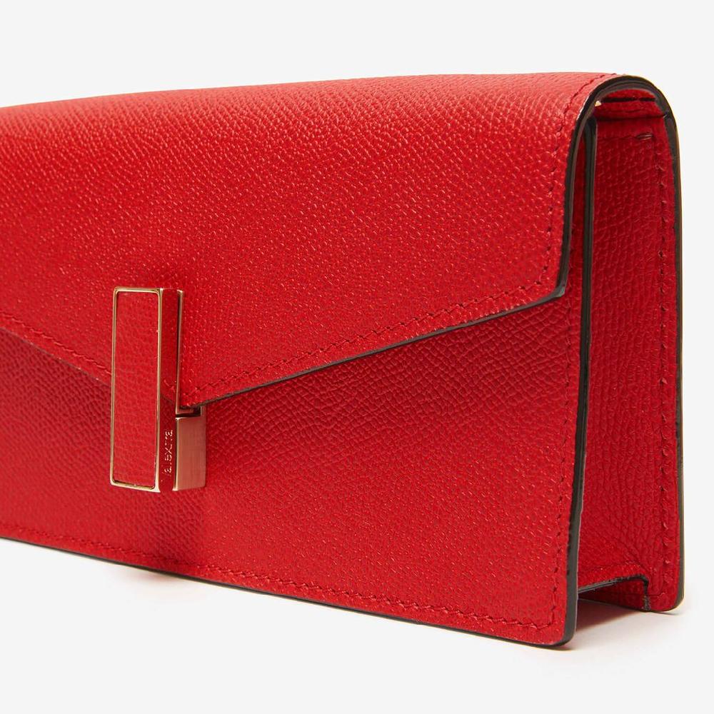 Valextra Pochette semplice e compatta in Pelle Rossa | Valextra Iside Hotsell