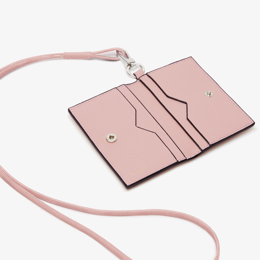 Valextra Porta carte con laccio da Donna in Pelle Rosa | Valextra Vendite Flash
