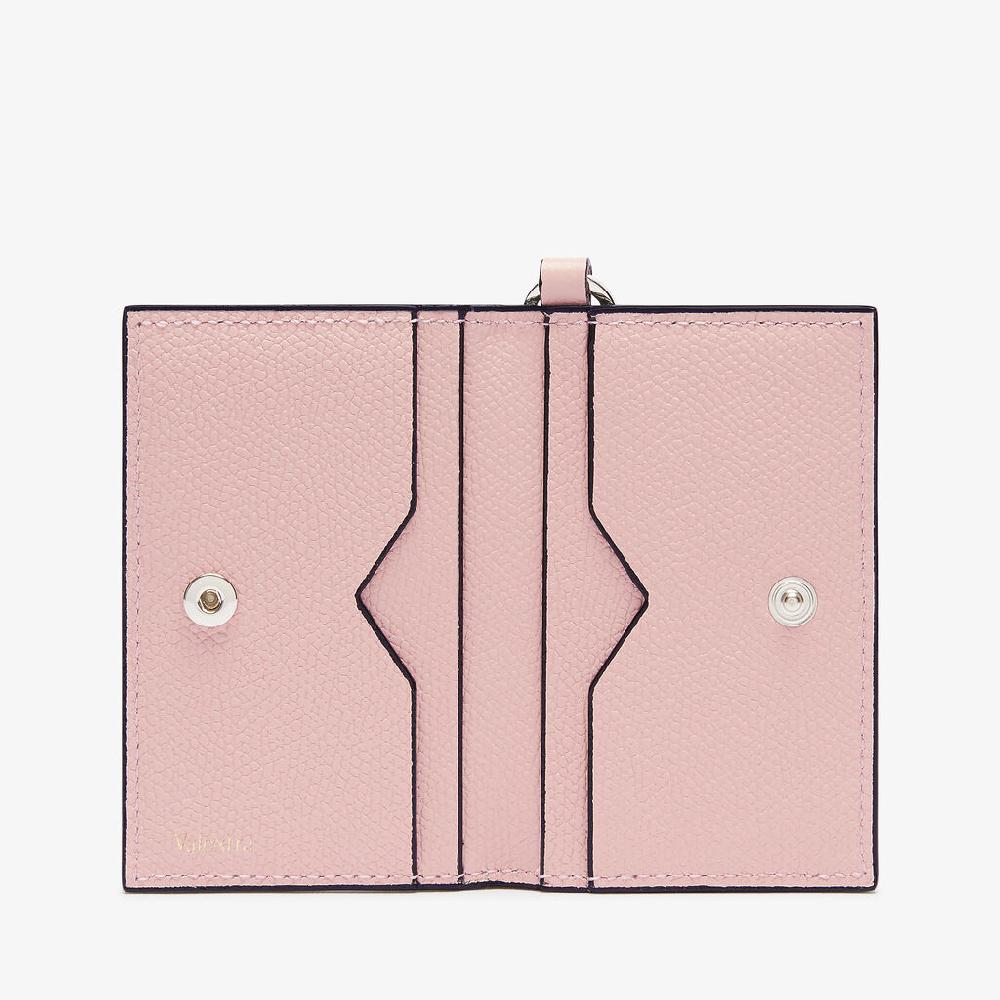 Valextra Porta carte con laccio da Donna in Pelle Rosa | Valextra Vendite Flash
