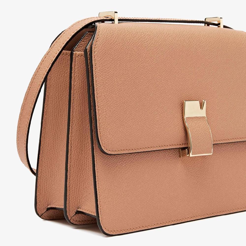 Valextra Borsetta a tracolla da Donna di Lusso in Pelle Marrone | Valextra In Saldo