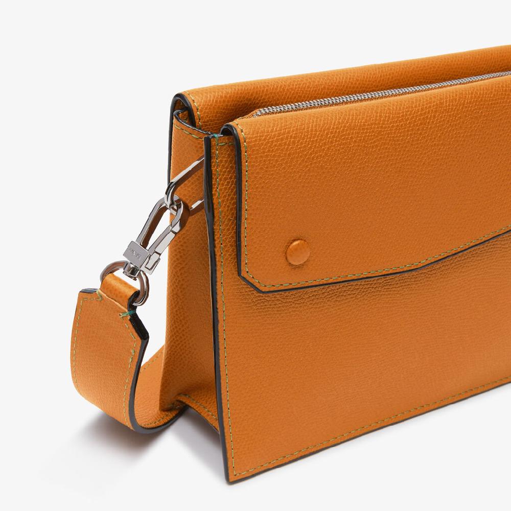 Valextra Borsa marsupio da Uomo in Pelle Marrone | Valextra Pocket Negozi Online