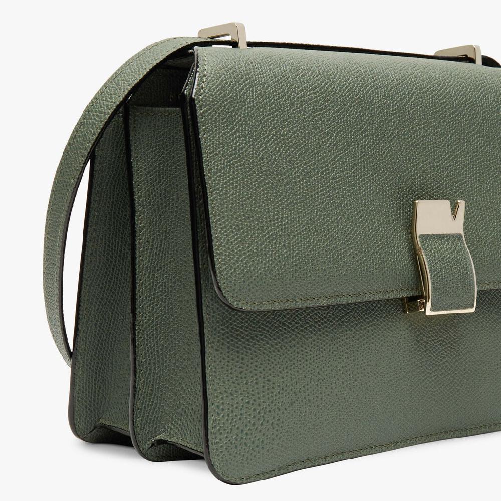 Valextra Borsetta a tracolla da Donna in Pelle Verde | Valextra Promozione