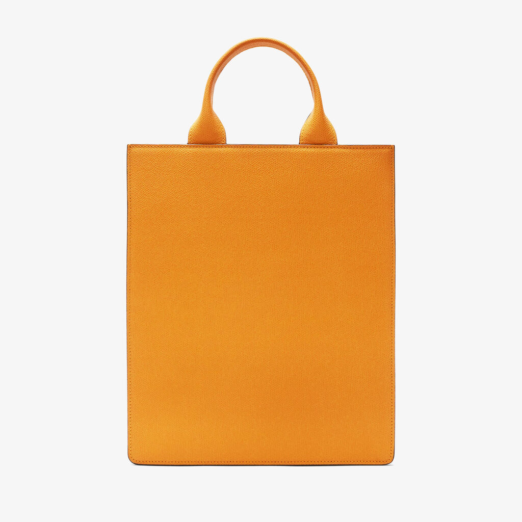 Valextra Borsetta Tote Mini versatile in Pelle Gialla | Valextra Boxy Sconto