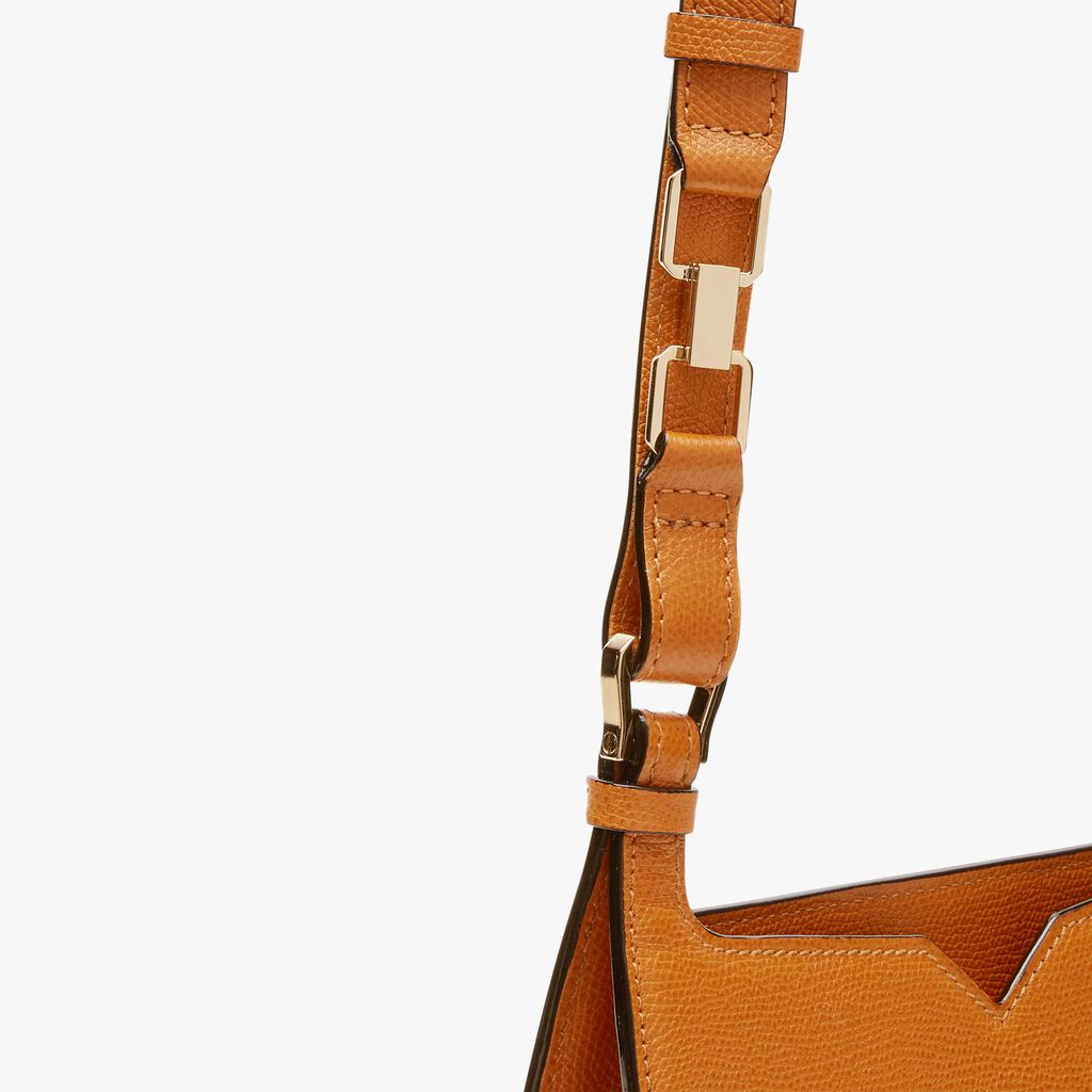Valextra Borsa a spalla Mini in Pelle Marrone | Valextra Hobo Offerte