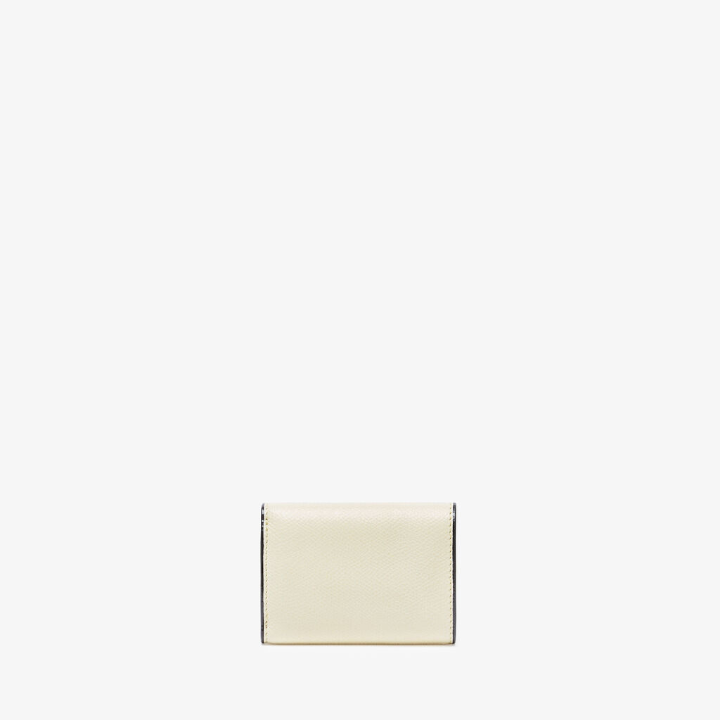 Valextra Portafoglio compatto Bifold in Pelle Bianca | Valextra Vendita