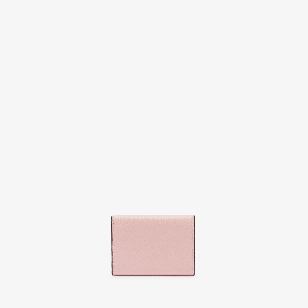 Valextra Portafoglio piccolo con portamonete in Pelle Rosa | Valextra Pezzi Unici