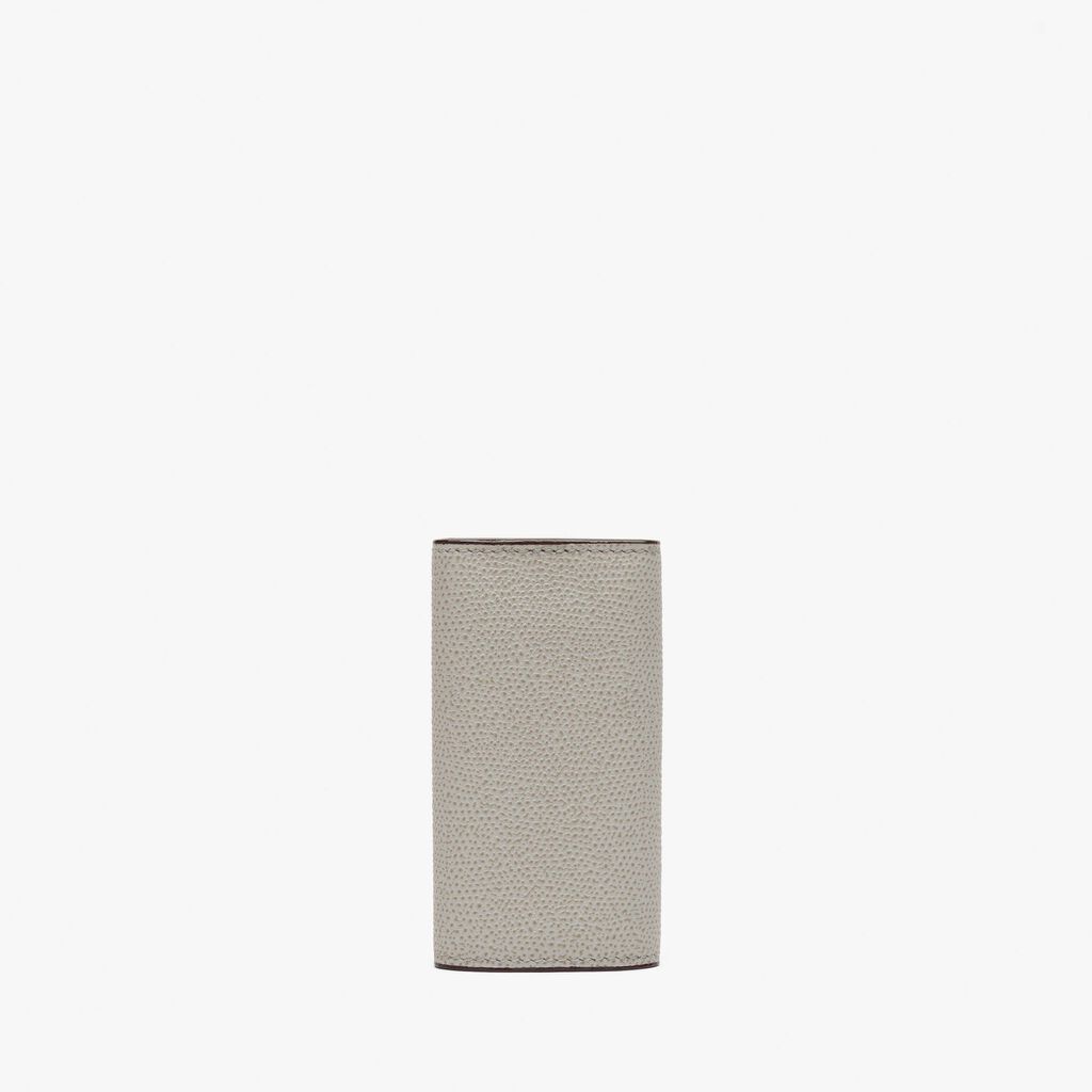 Valextra Portachiavi in Pelle Grigio chiaro | Valextra Soddisfazione Garantita