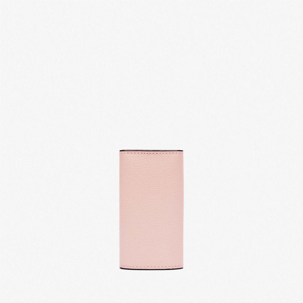 Valextra Portachiavi in Pelle Rosa | Valextra Negozi Online
