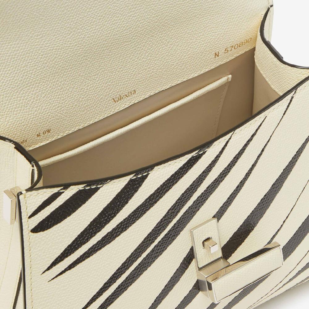 Valextra Borsa a mano da Donna di Lusso Bianca e Nera | Valextra Iside Shopping Online