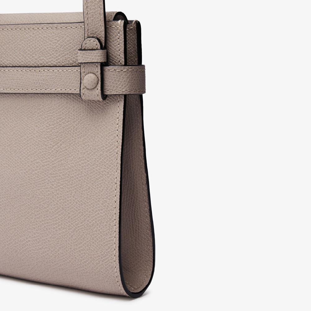 Valextra Borsa piccola da Donna in Pelle Rosa Nude | Valextra Brera Novità