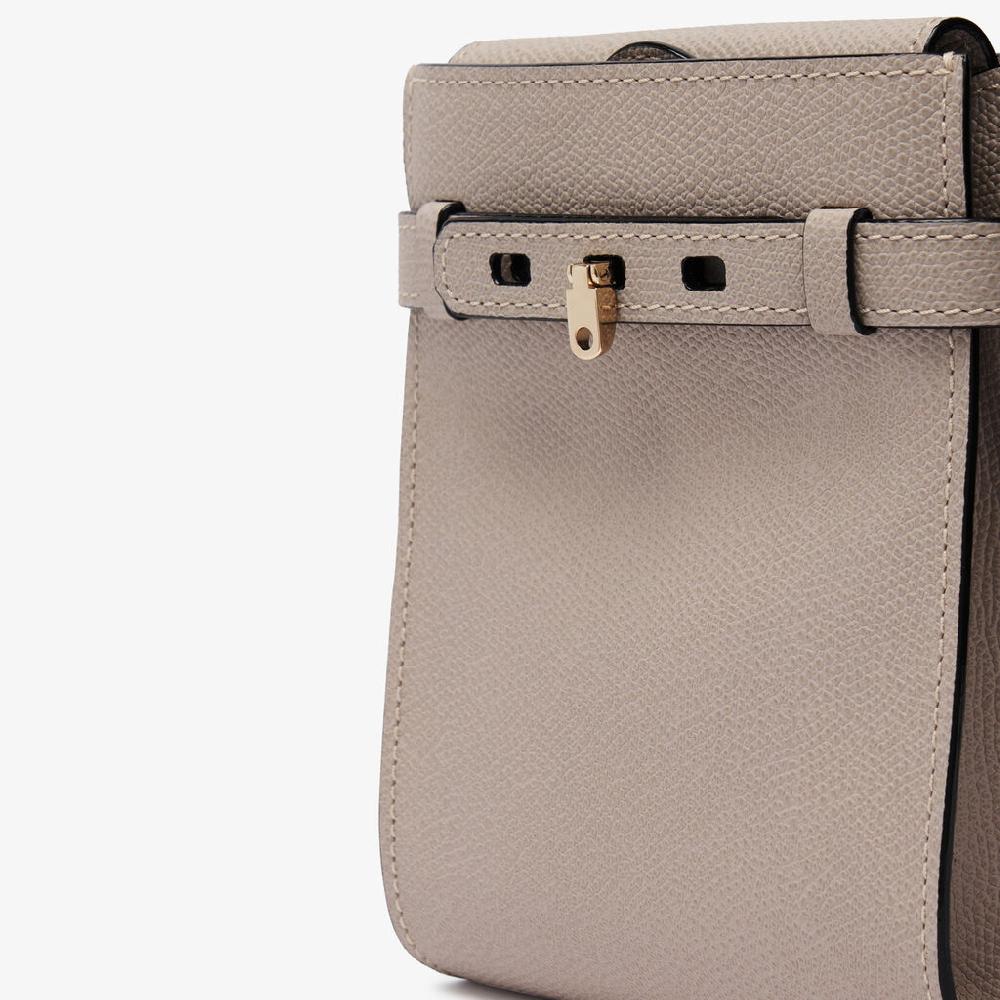 Valextra Borsa piccola da Donna in Pelle Rosa Nude | Valextra Brera Novità