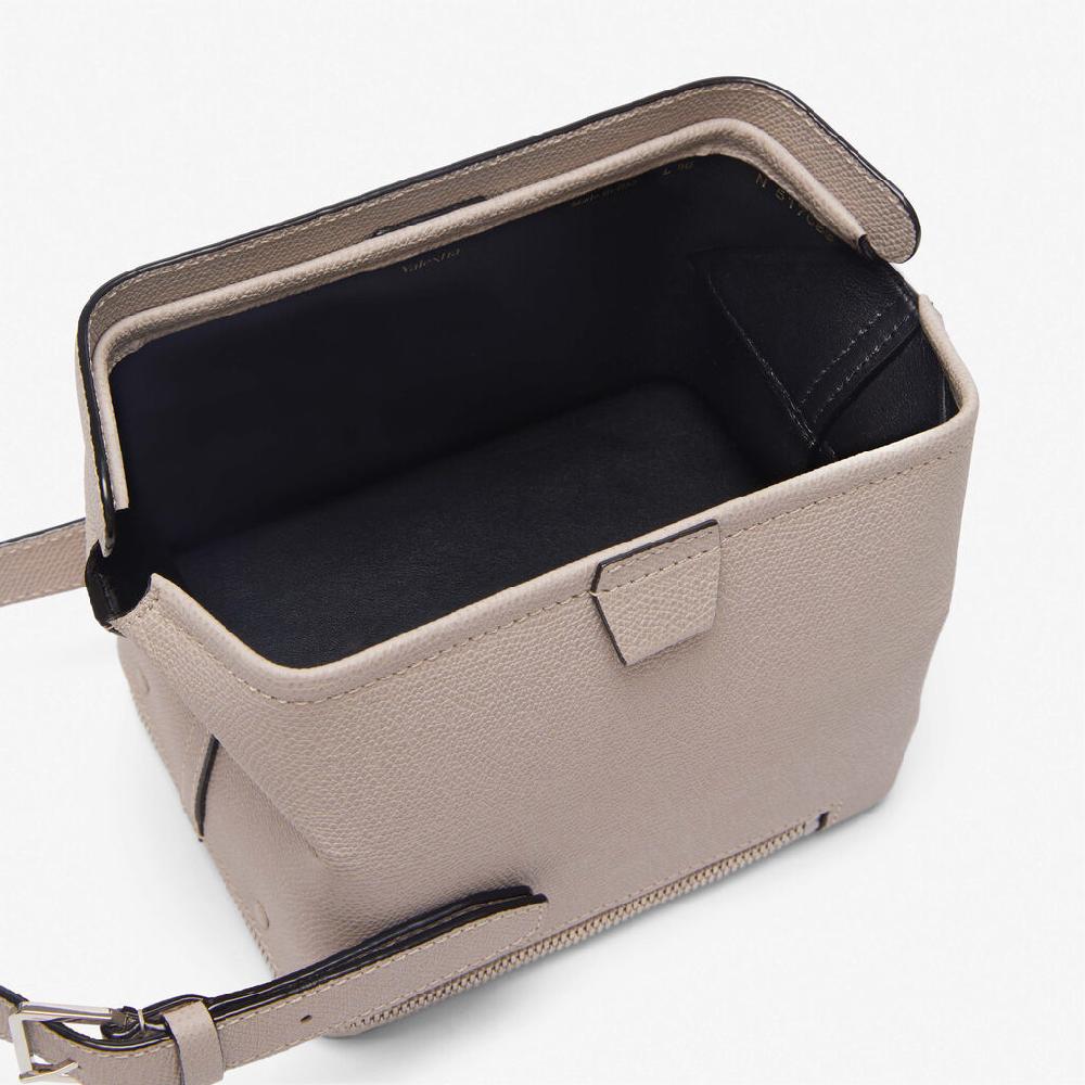 Valextra Borsa a tracolla Mini in Pelle Rosa Nude | Valextra Tric Trac Outlet