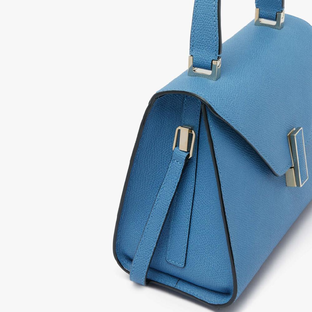 Valextra Borsa a mano da Donna Mini in Pelle Azzurra | Valextra Iside Offerte