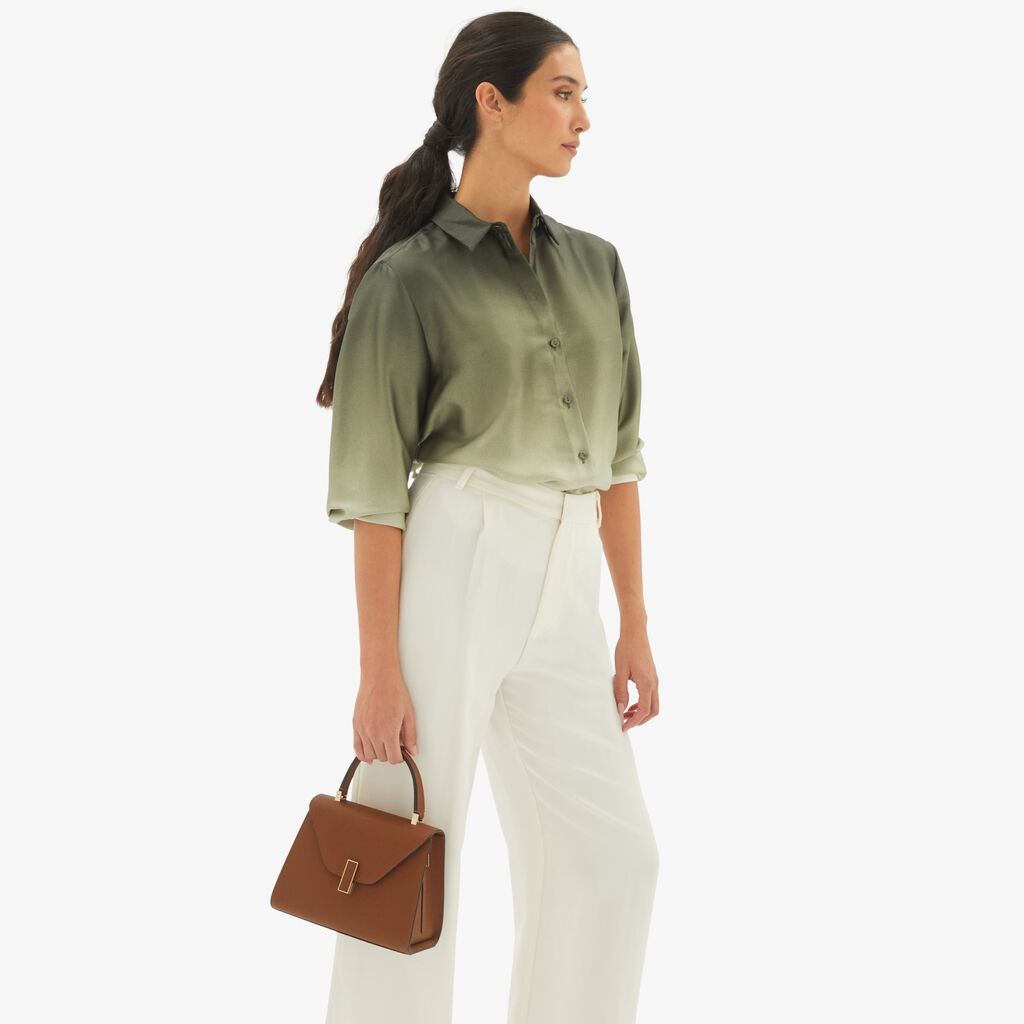 Valextra Borsa a mano da Donna in Pelle rigida Marrone | Valextra Iside Hotsell