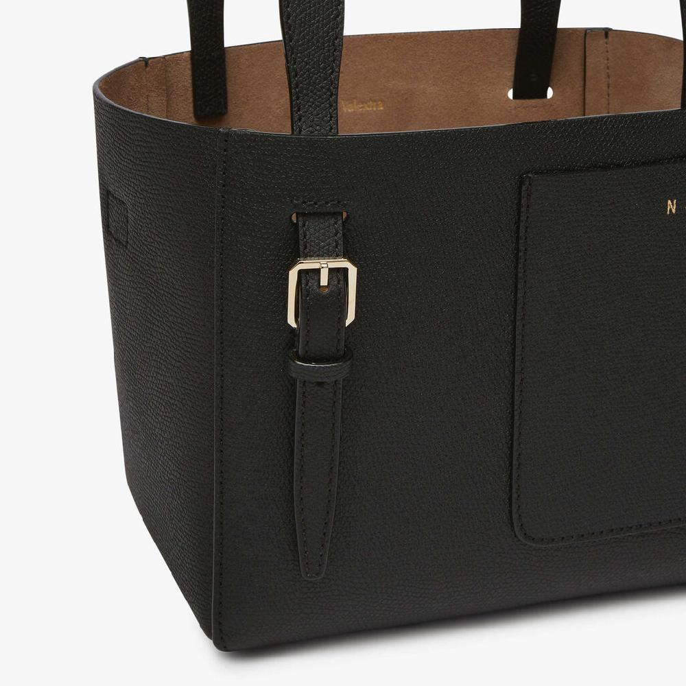 Valextra Borsa a secchiello da Donna in Pelle Nera | Valextra Soft Vendite Flash