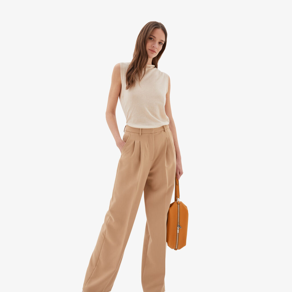 Valextra Borsa Origami da Donna in Pelle Marrone di Lusso | Valextra Nuova