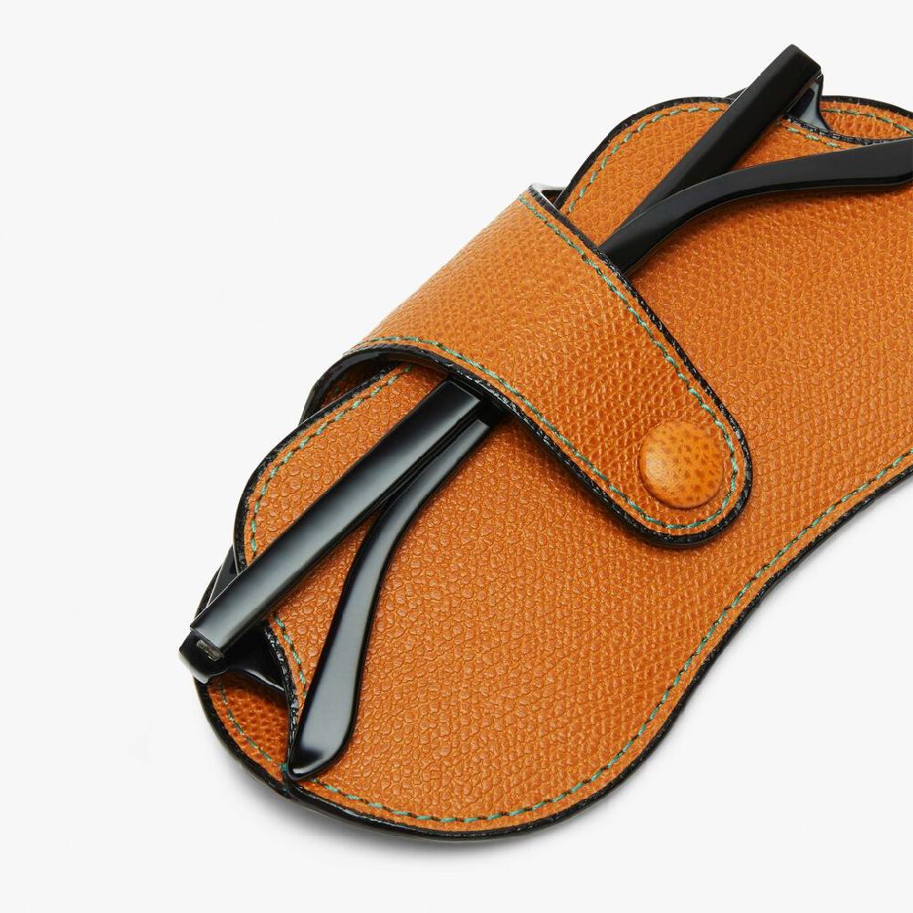 Valextra Custodia occhiali in Pelle Marrone | Valextra In Linea