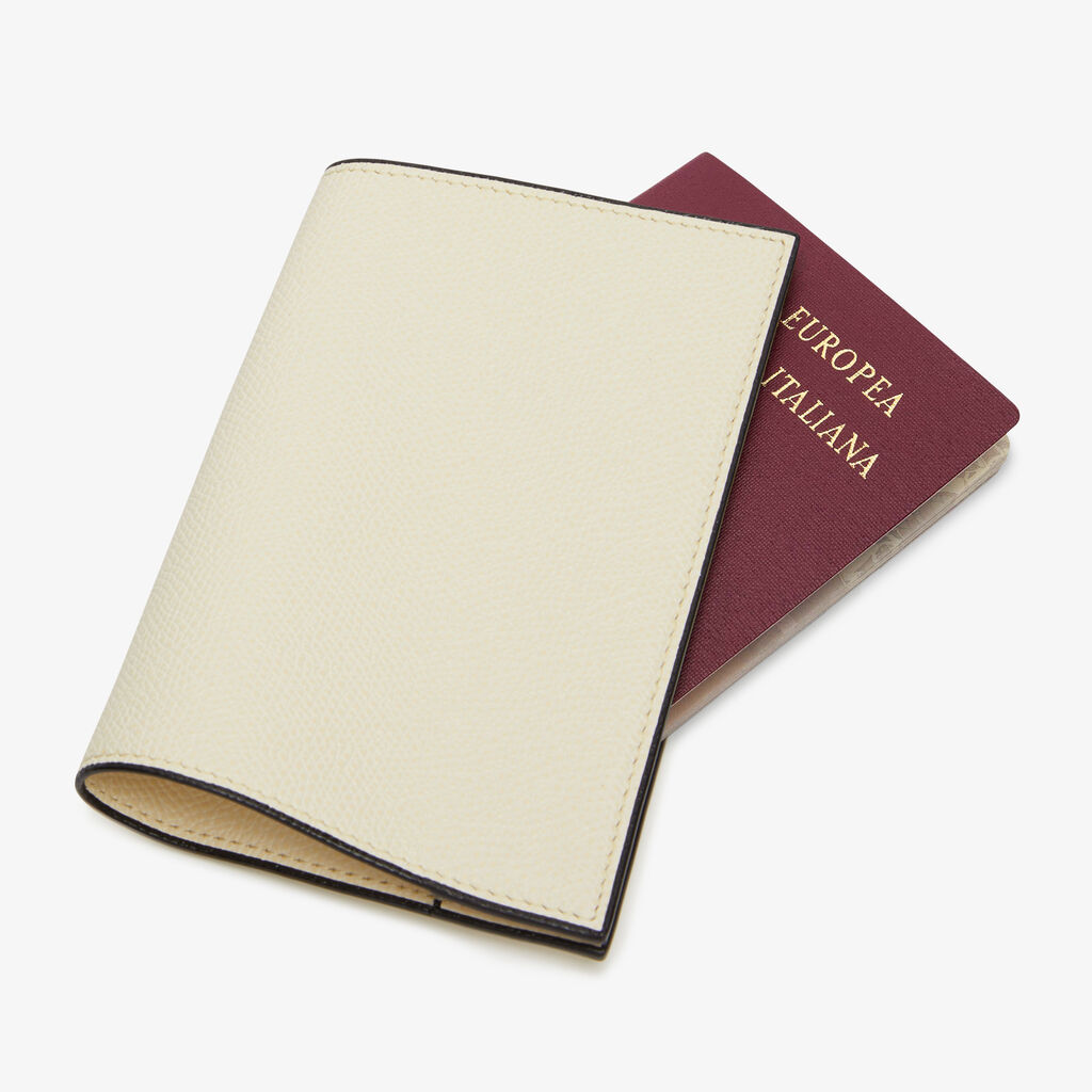 Valextra Porta passaporto da Donna in Pelle Bianca di Lusso | Valextra Vendita