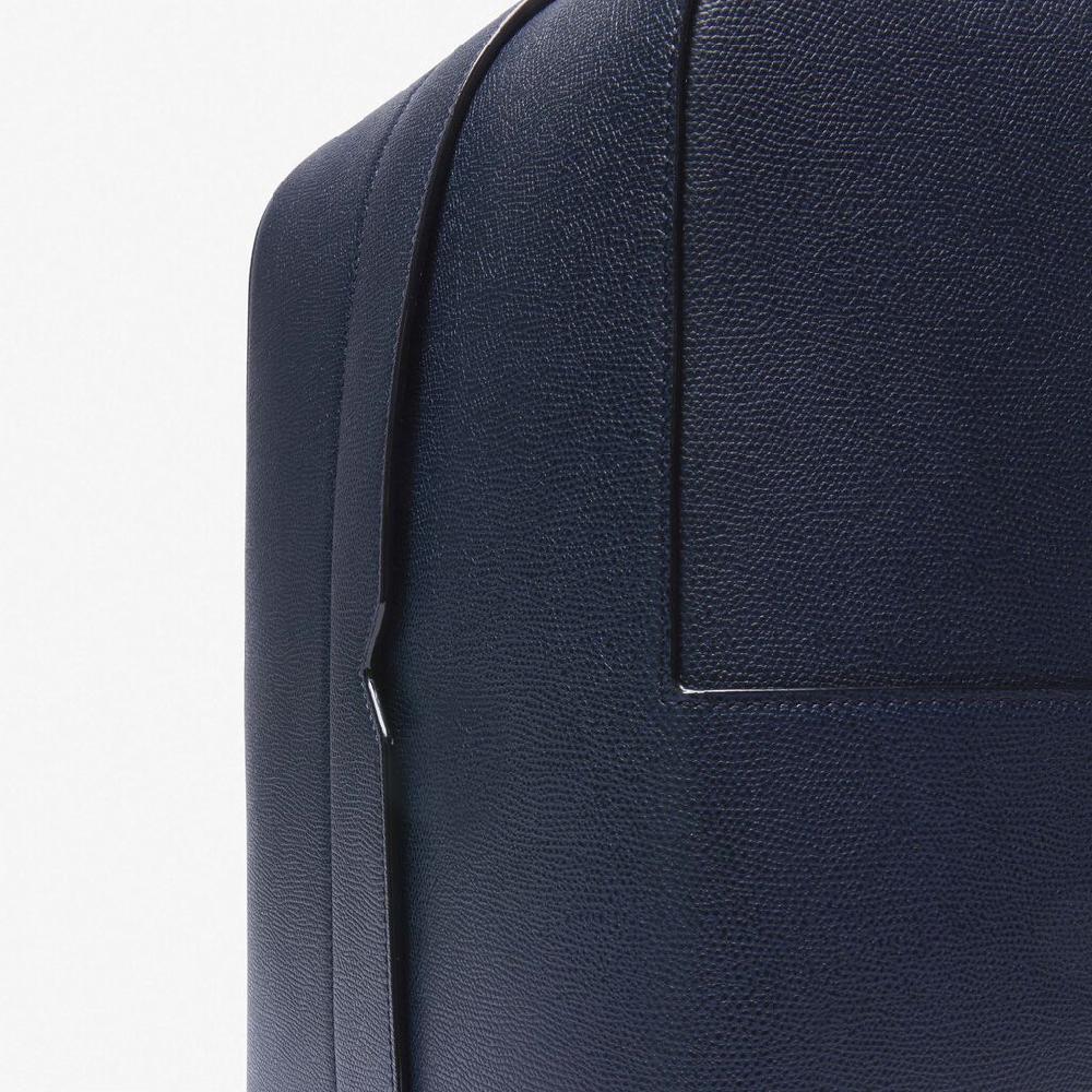 Valextra Zaino porta PC e tablet in Pelle Blu | Valextra V-Line Affare Del Giorno