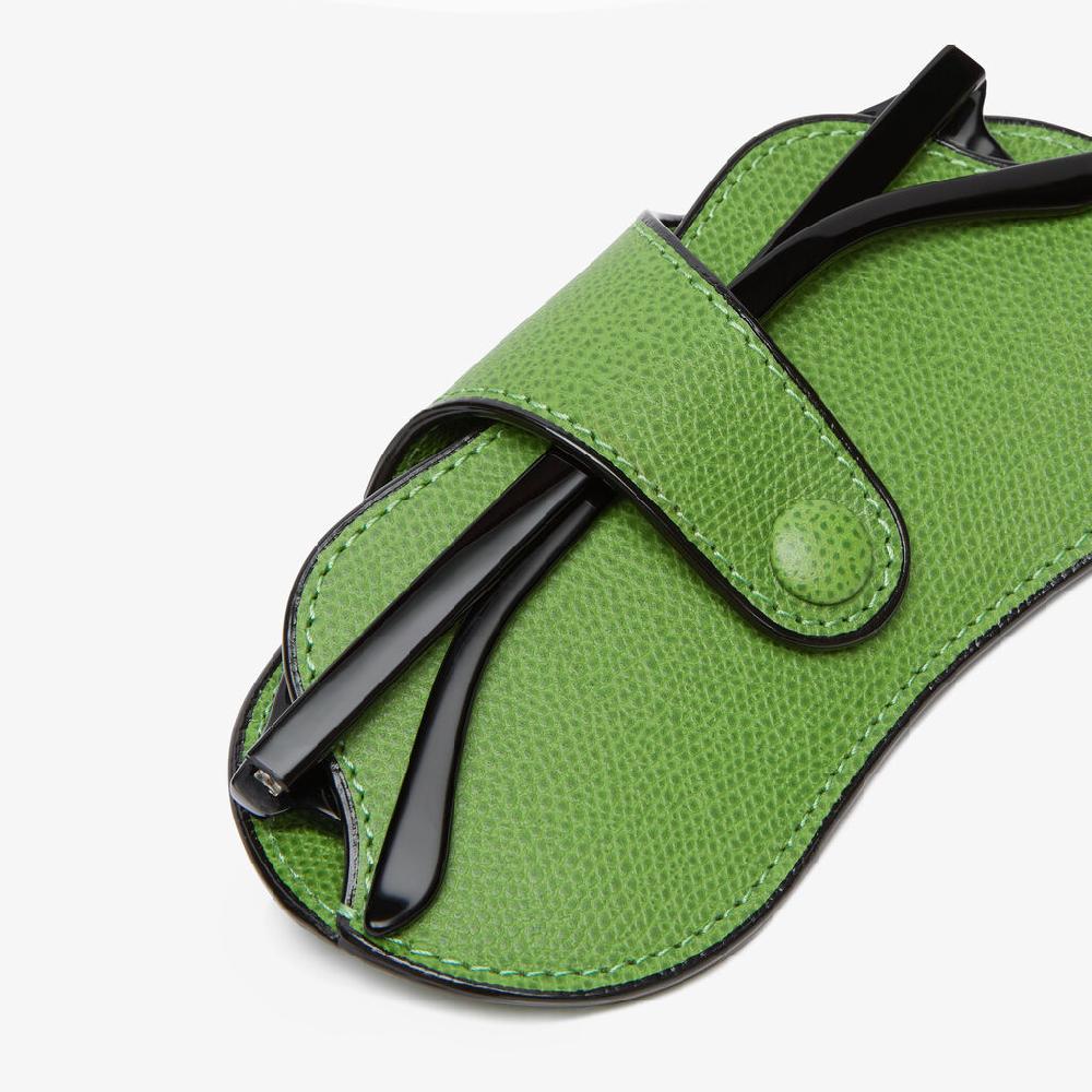 Valextra Custodia occhiali morbida in Pelle Verde | Valextra Bestseller