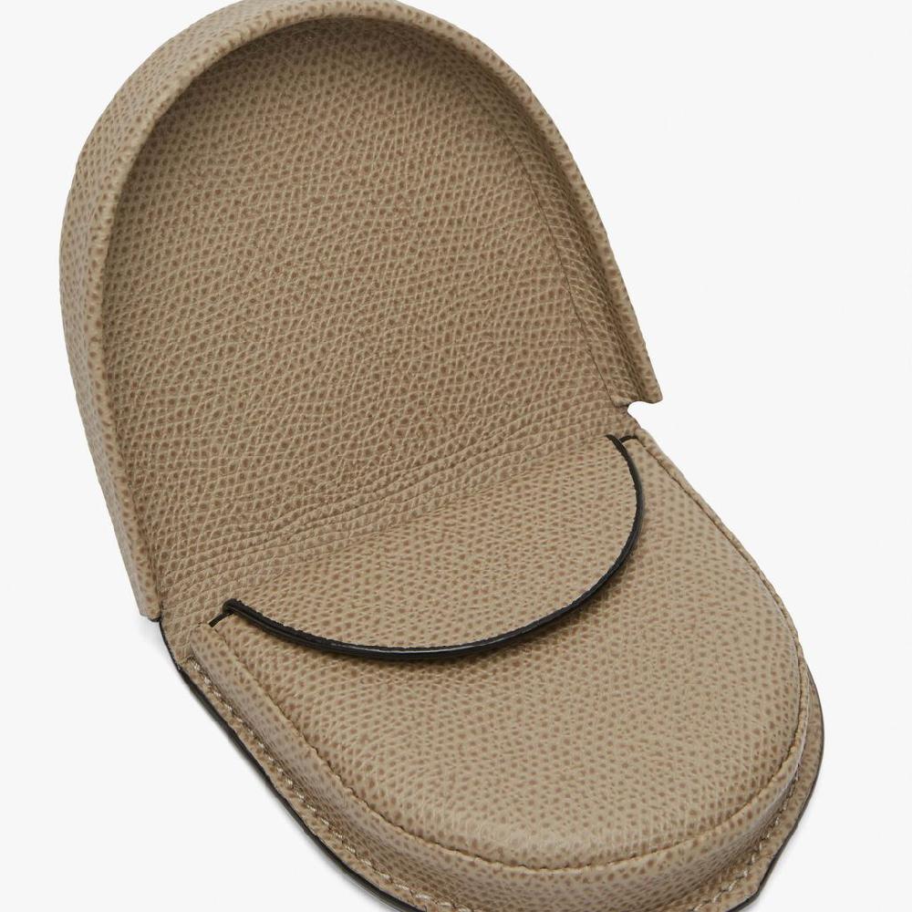 Valextra Portamonete in Pelle Marrone Tortora | Valextra Negozio