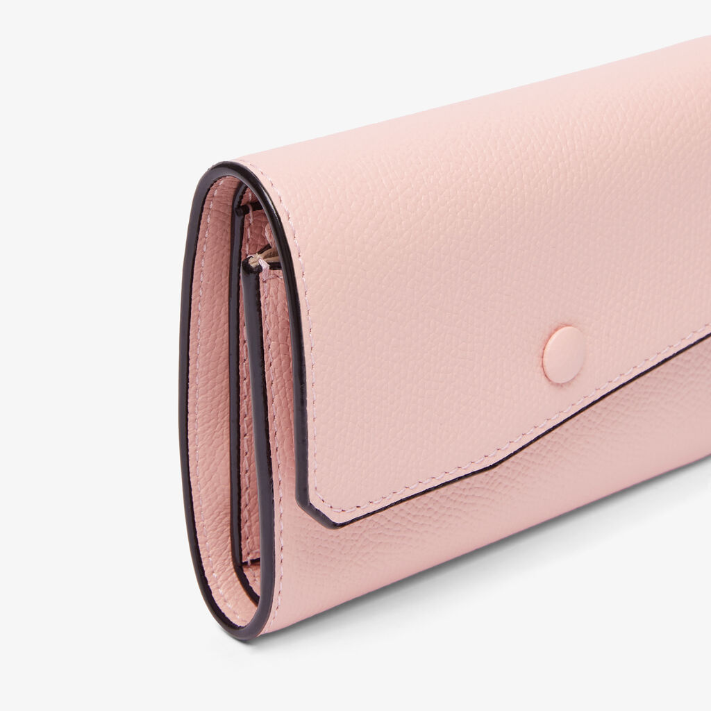 Valextra Portafoglio piccolo da Donna in Pelle Rosa | Valextra Pocket Vendita