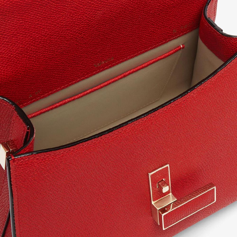 Valextra Borsetta a mano da Donna in Pelle Rossa | Valextra Iside Pezzi Unici