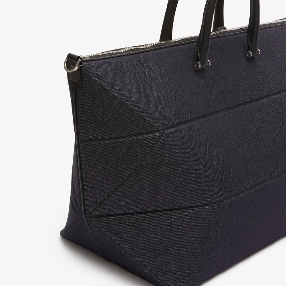 Valextra Borsa da viaggio pieghevole Blu e Nera | Valextra Poliedrica Soddisfazione Garantita