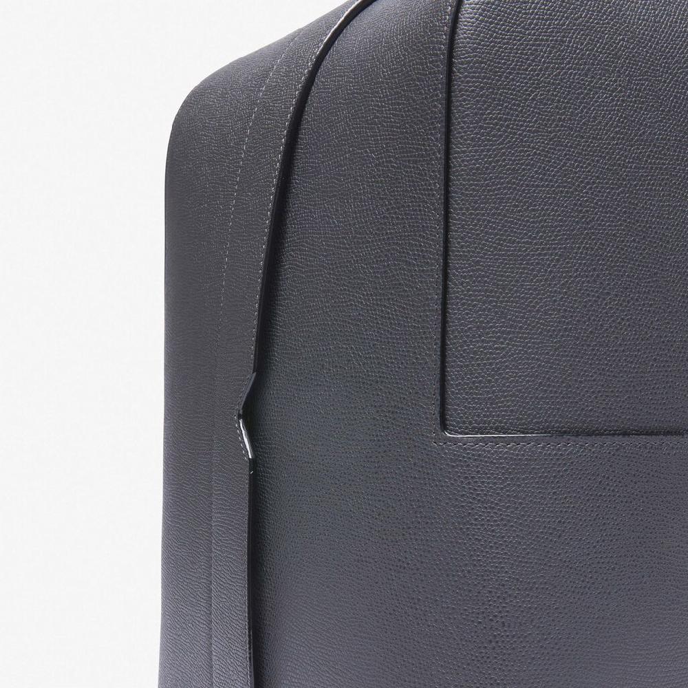 Valextra Valextra V-Line: Zaino da viaggio porta PC in Pelle Grigia Online
