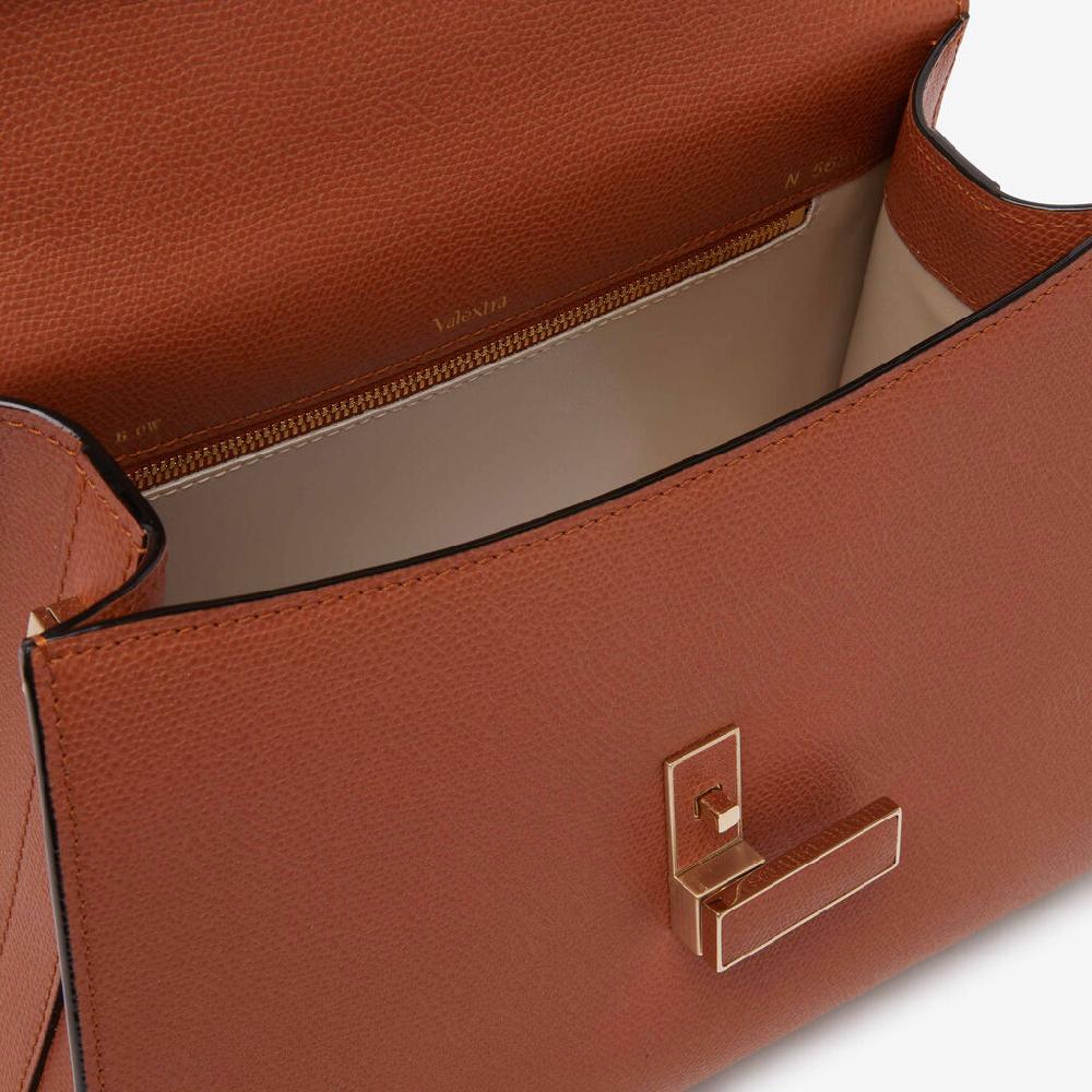 Valextra Borsa a mano da Donna Media in Pelle Marrone | Valextra Iside Vendita Economica
