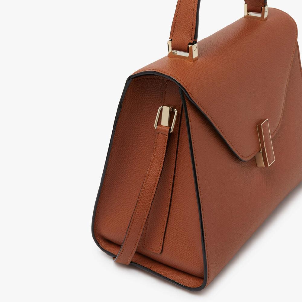 Valextra Borsa a mano da Donna Media in Pelle Marrone | Valextra Iside Vendita Economica