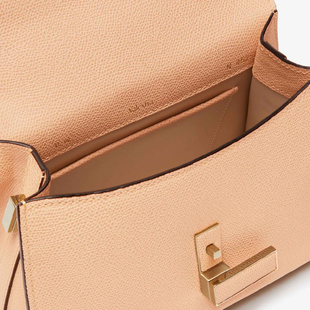 Valextra Borsa a mano Mini in Pelle Rosa Cipria | Valextra Iside Qualità