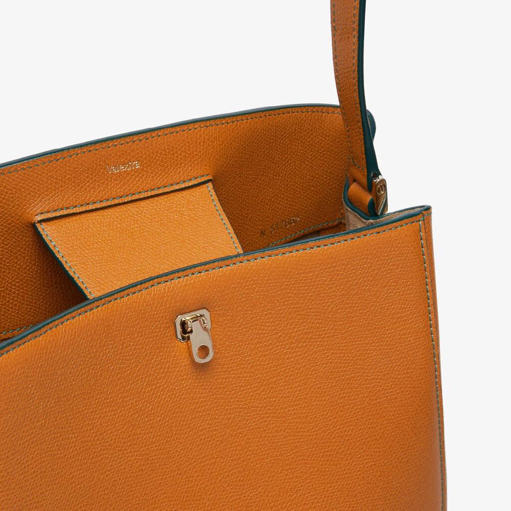 Valextra Borsa a spalla da Donna in Pelle Marrone | Valextra Brera Pezzi Unici