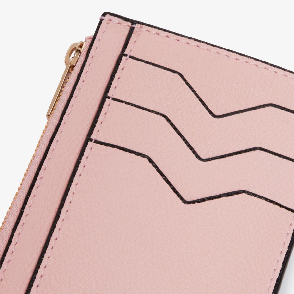 Valextra Portamonete compatto da Donna in Pelle Rosa | Valextra Acquista Ora