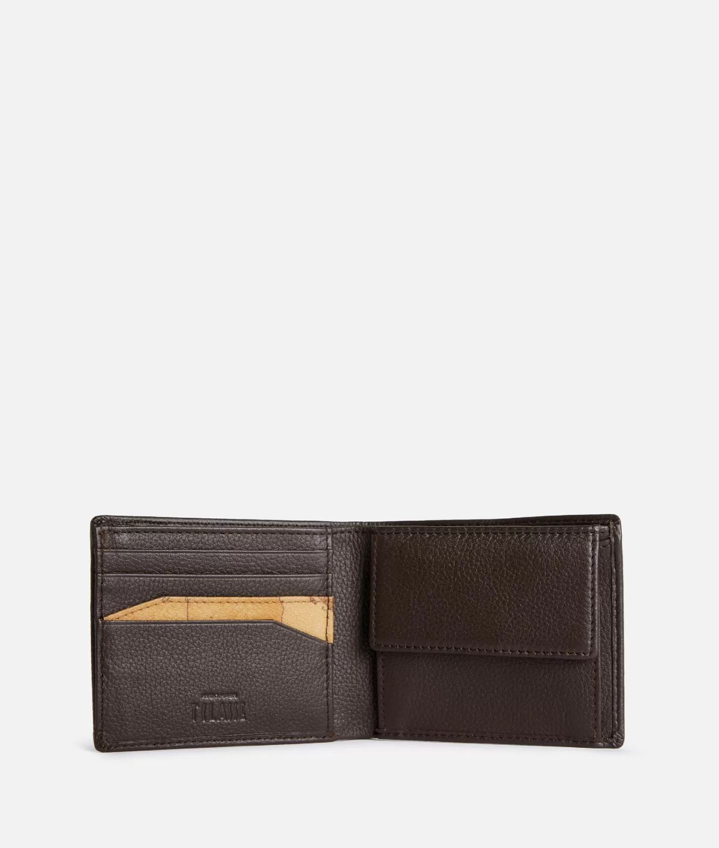 Alviero martini 1a classe Beta Leather portafoglio piccolo Testa Di Moro Presa