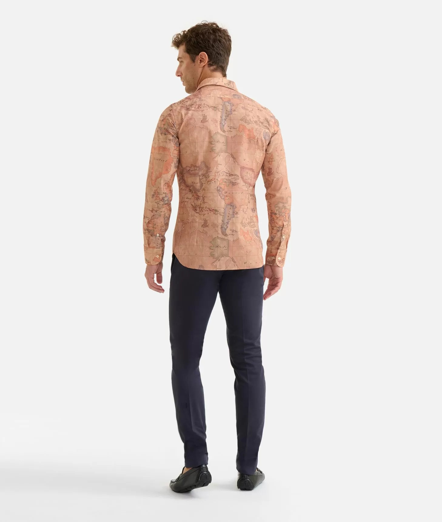 Alviero martini 1a classe Camicia slim con stampa Geo Classic Promozione Limitata