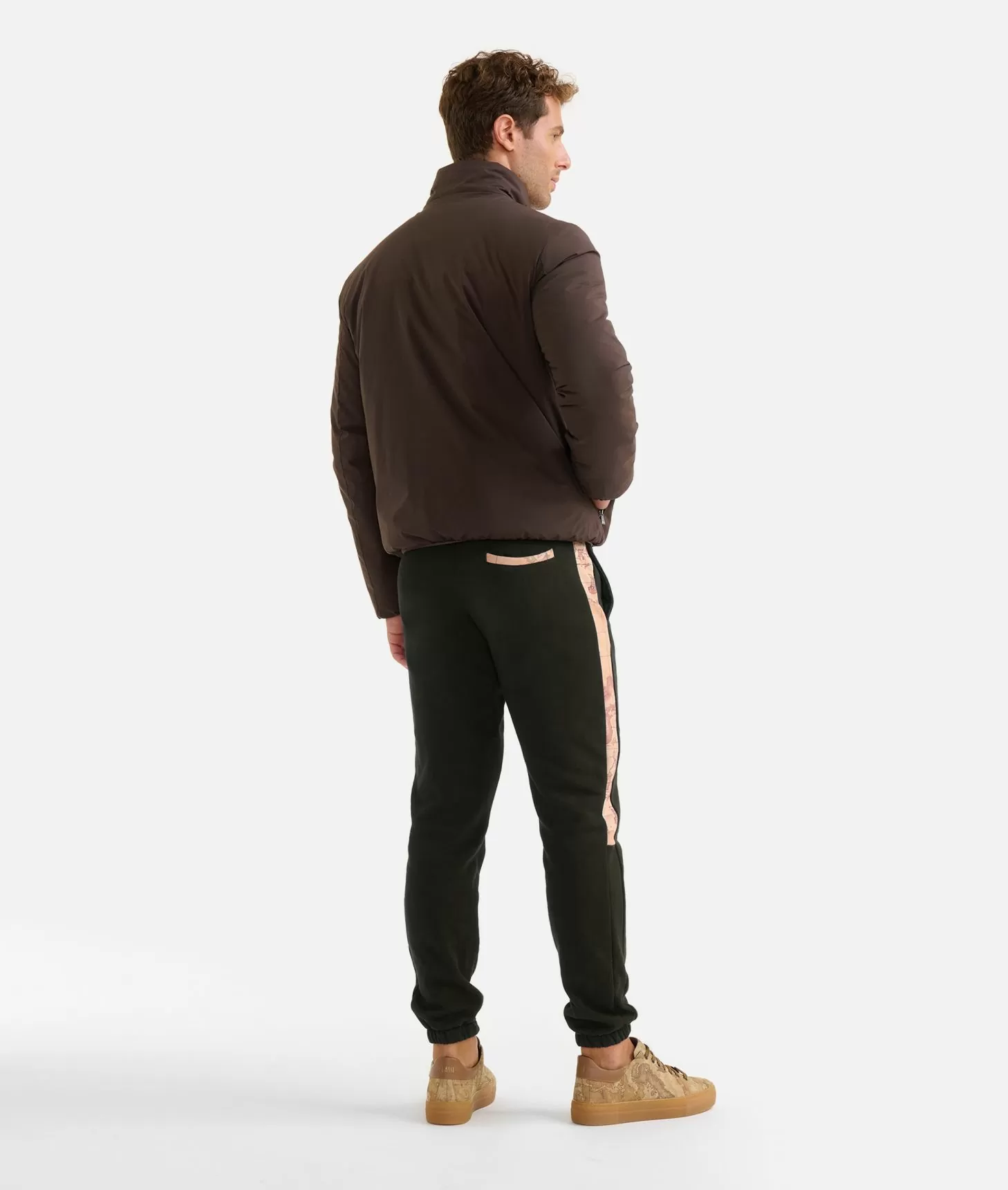Alviero martini 1a classe Bomber con dettagli Geo Classic Cioccolato Shopping Online