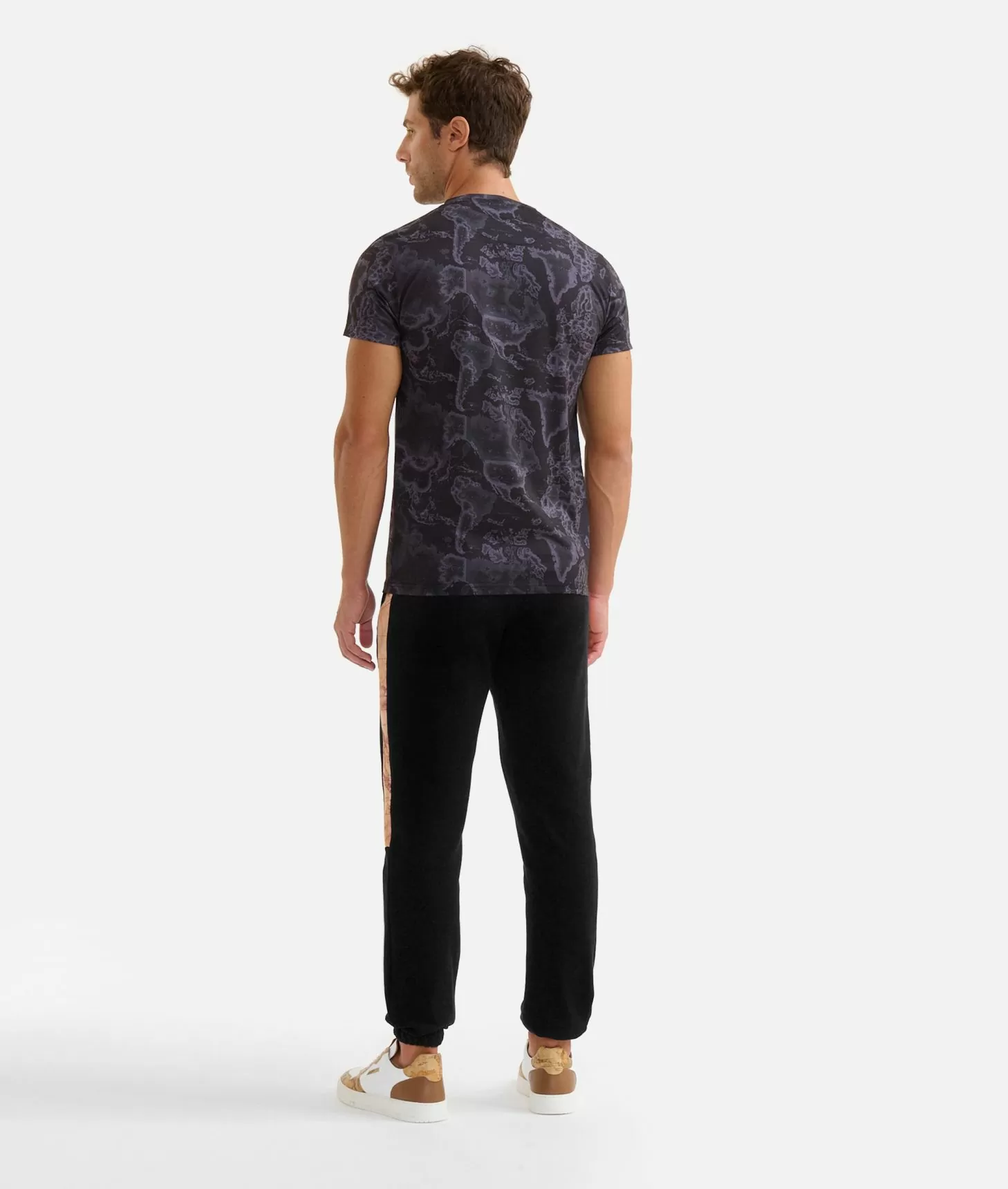 Alviero martini 1a classe T-shirt stampa Geo Night Nera Convenienza