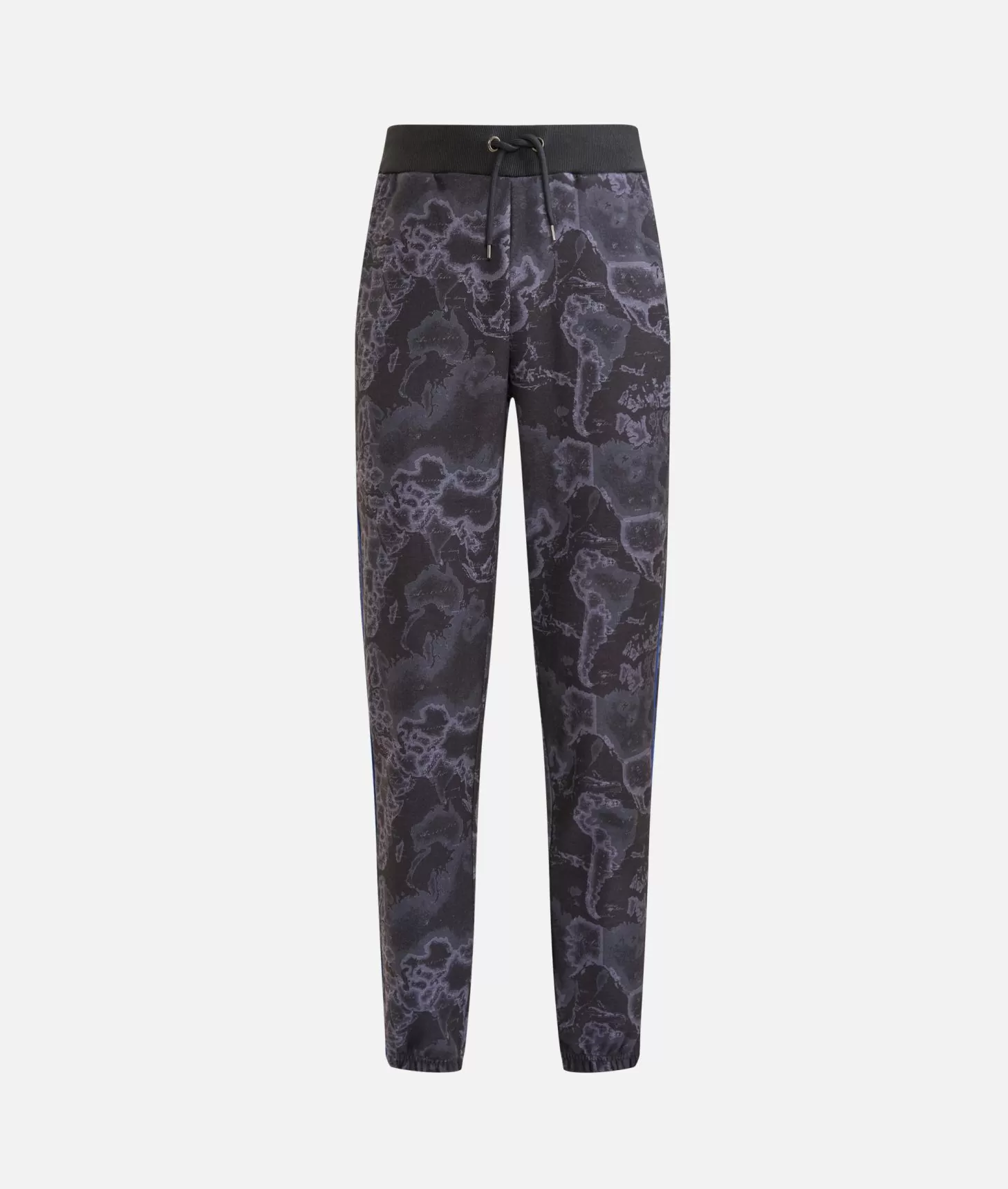 Alviero martini 1a classe Pantaloni jogging stampa Geo Night Neri Novità