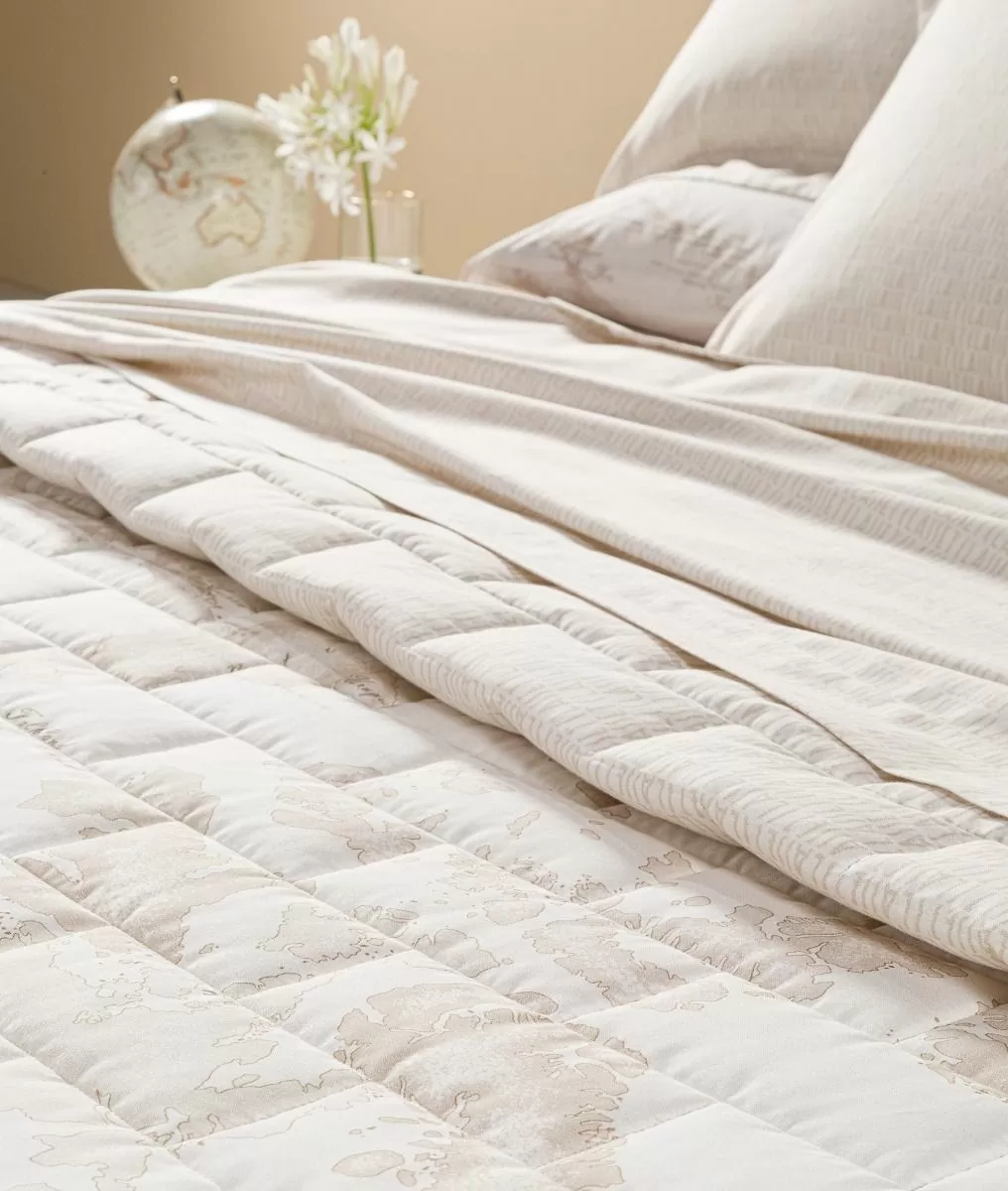 Alviero martini 1a classe Copriletto trapuntato Geo White Soddisfazione Garantita