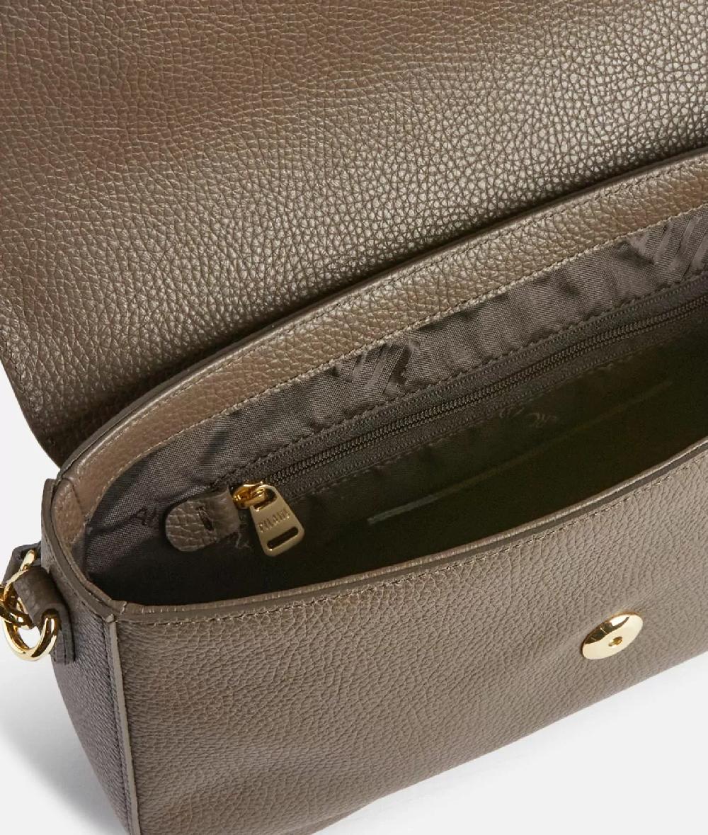 Alviero martini 1a classe Inspiring Bag tracolla con patta Taupe Scuro Negozi Online