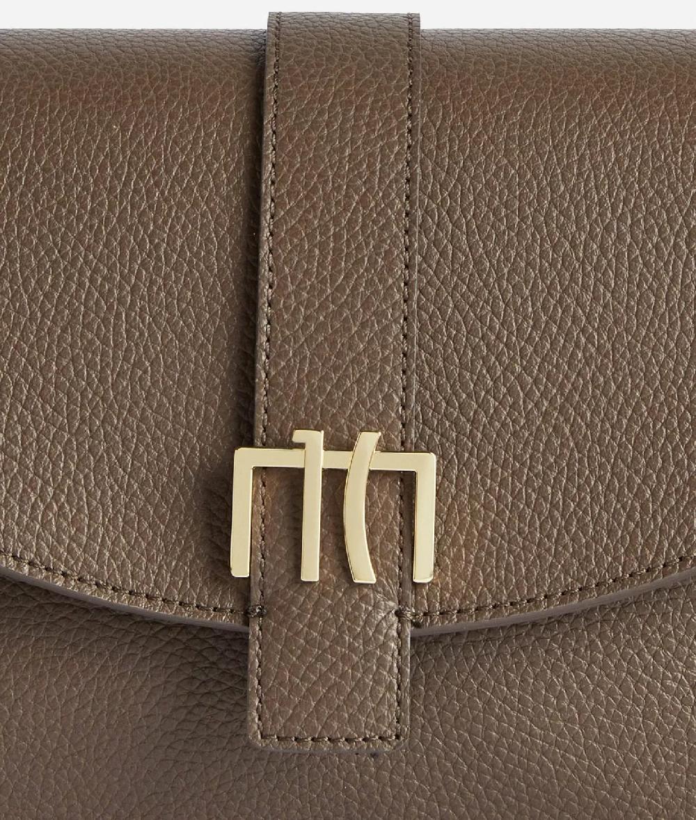Alviero martini 1a classe Inspiring Bag tracolla con patta Taupe Scuro Negozi Online
