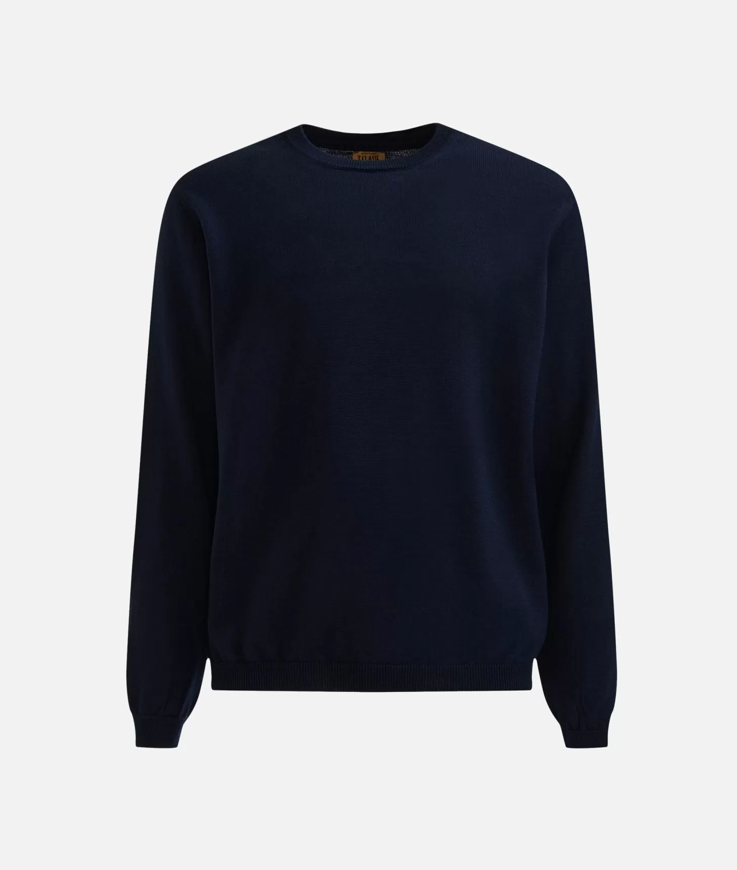 Alviero martini 1a classe Girocollo in filato misto lana con toppe Geo Classic Blu Notte Shopping Online