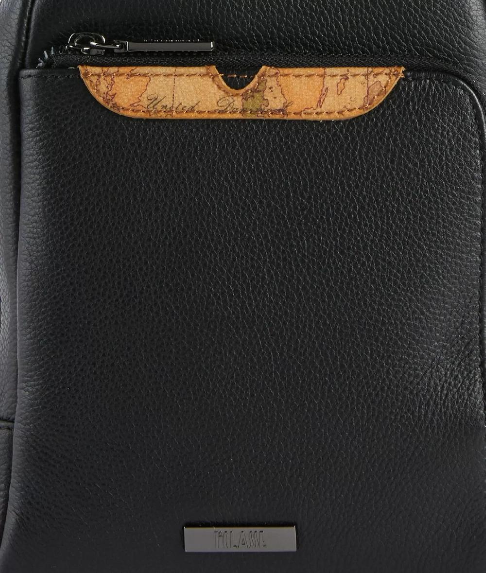 Alviero martini 1a classe Beta Leather bandoliera piccola Nera Saldi