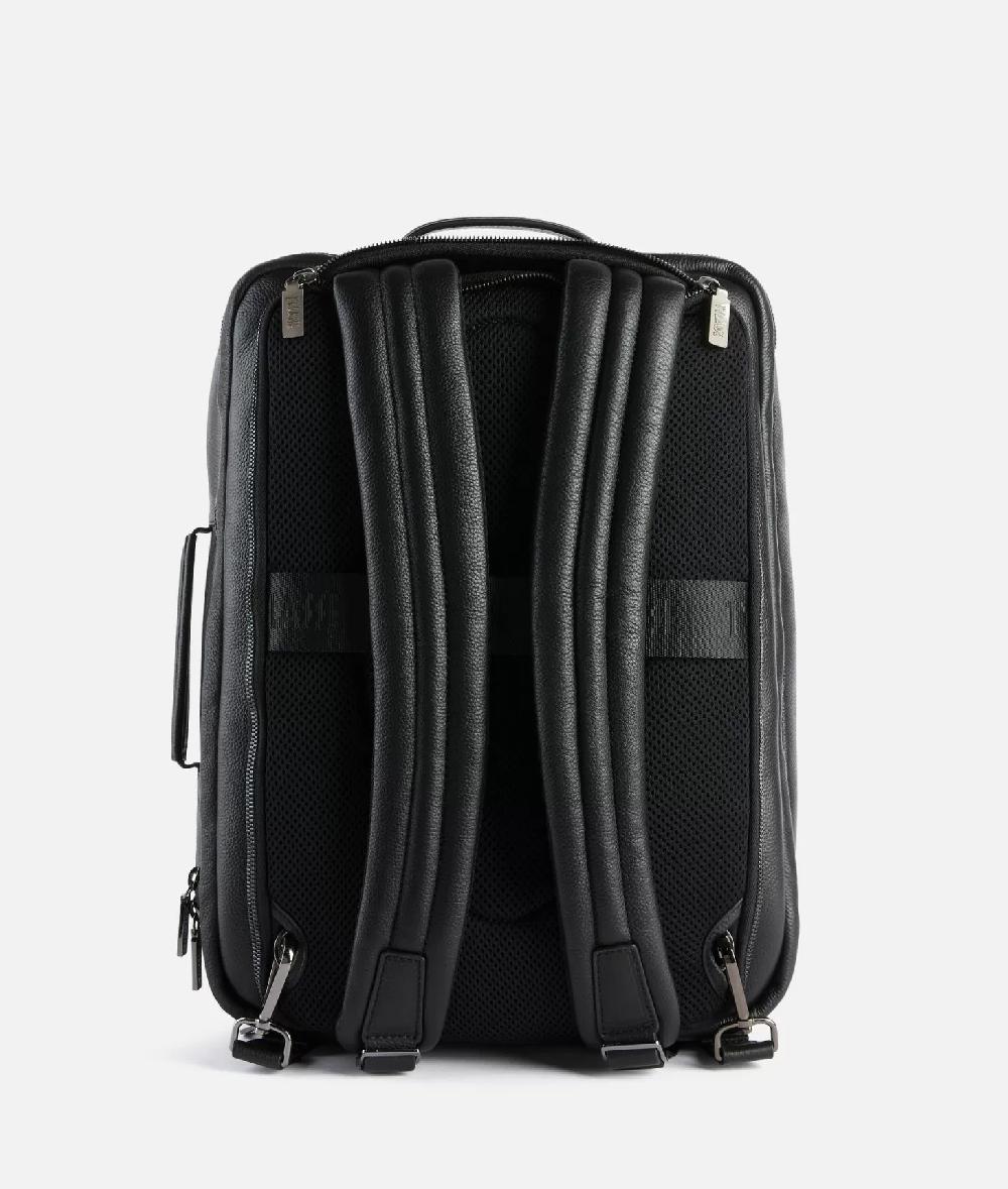 Alviero martini 1a classe Beta Leather zaino da viaggio tripla portabilità Nero Nuovo