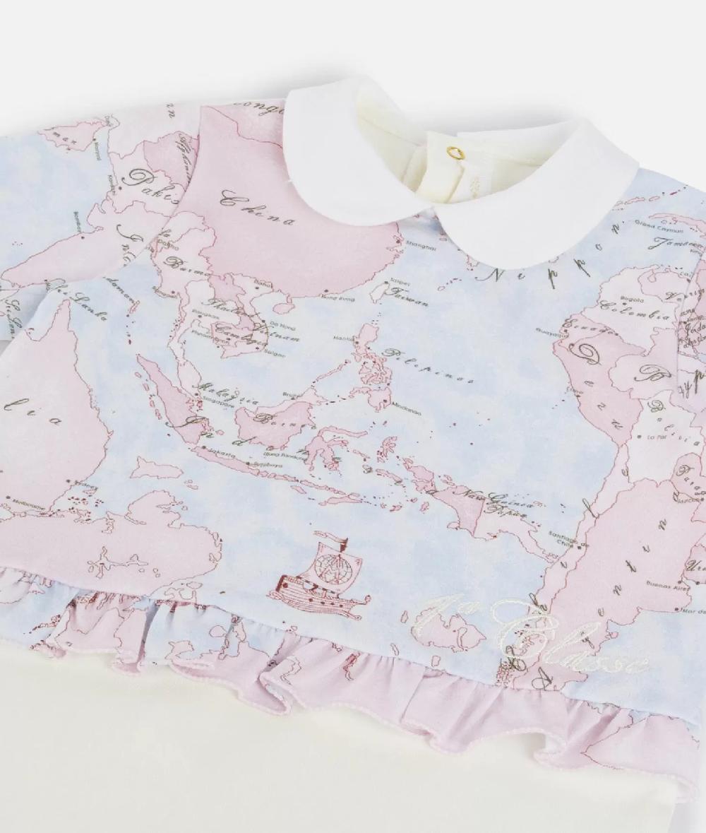 Alviero martini 1a classe Tutina in cotone Geo Lady Rosa Online