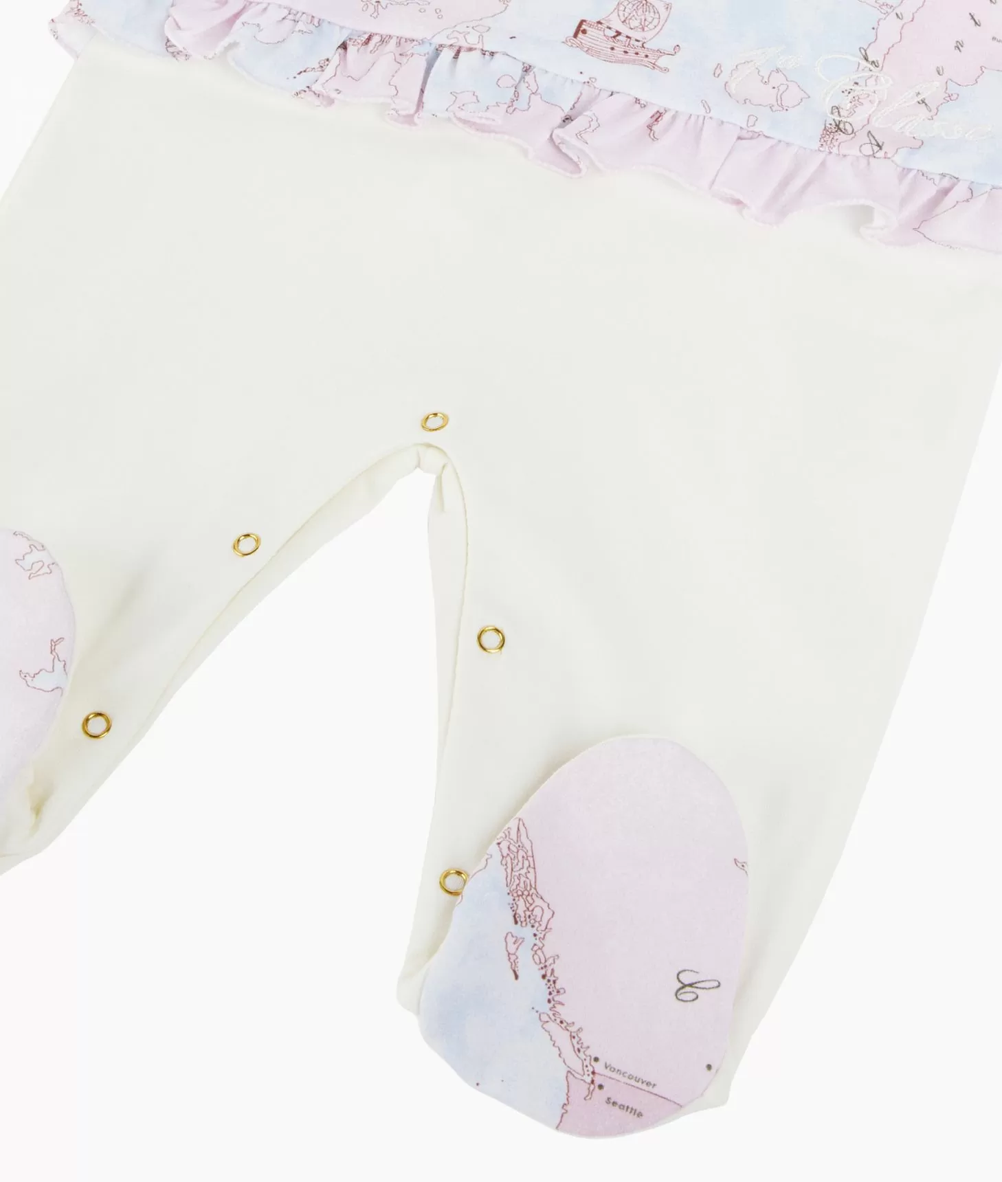 Alviero martini 1a classe Tutina in cotone Geo Lady Rosa Online