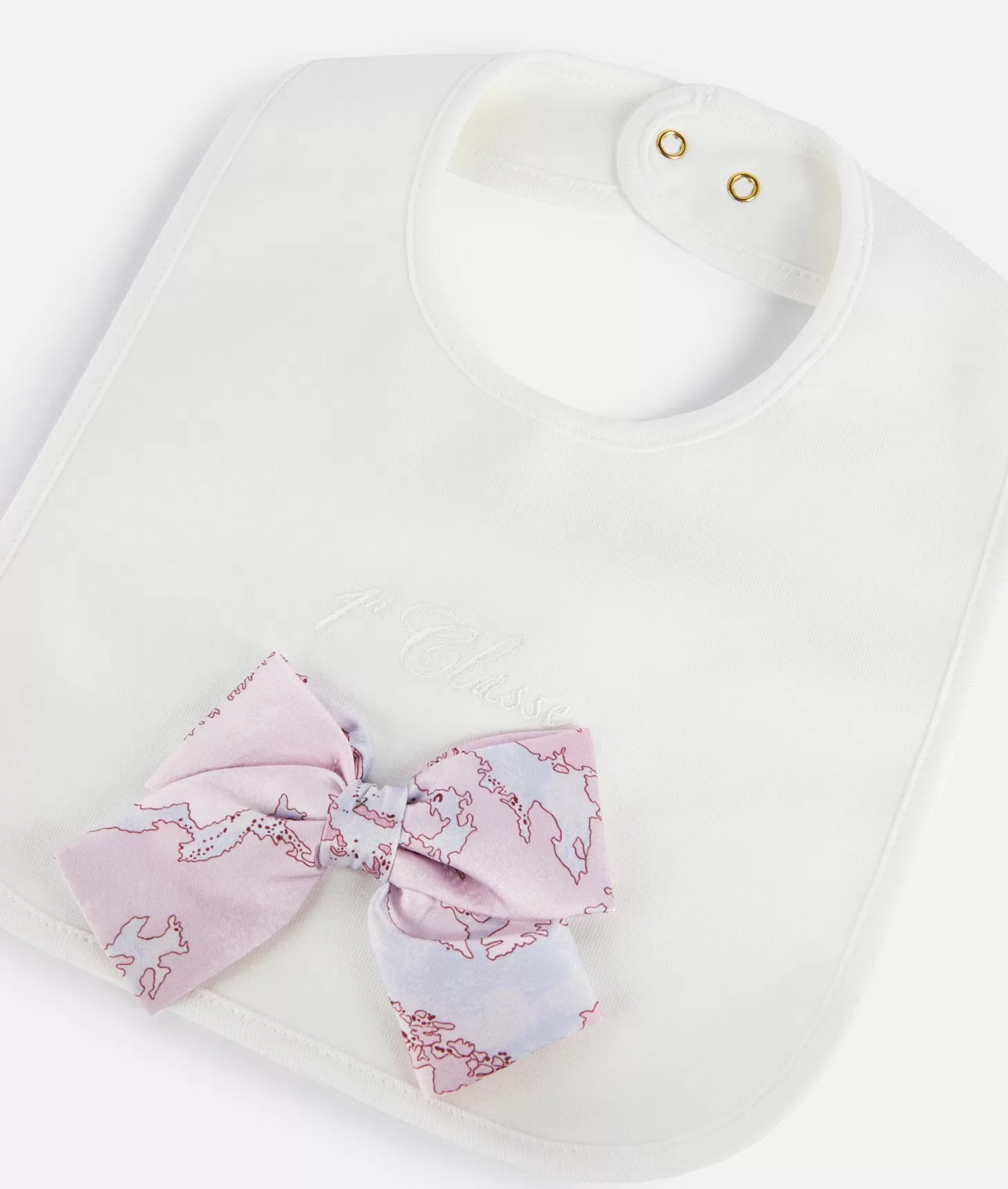 Alviero martini 1a classe Bavaglino in cotone con fiocco Geo Lady Rosa Offerte